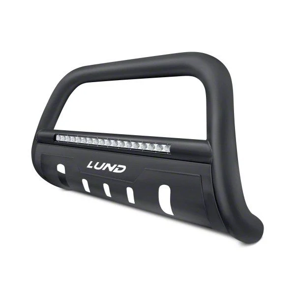 LED Bull Bar; Black (20-26 Silverado 3500 HD)