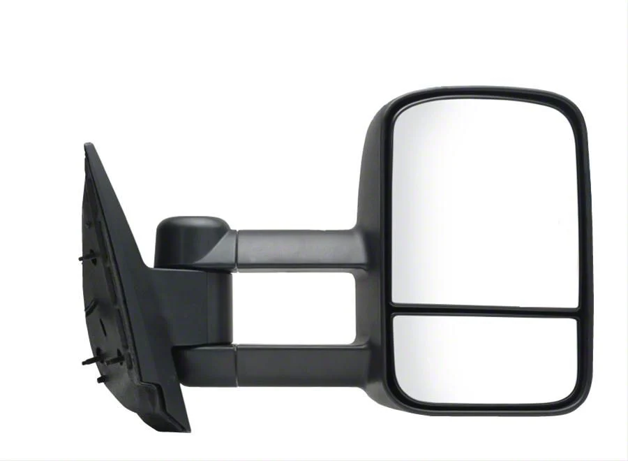 OEM Style Extendable Manual Towing Mirror; Passenger Side (07-14 Silverado 3500 HD)