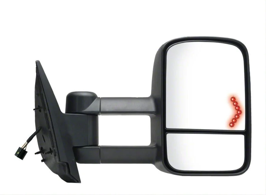 OEM Style Extendable Powered Towing Mirror; Passenger Side (07-14 Silverado 3500 HD)