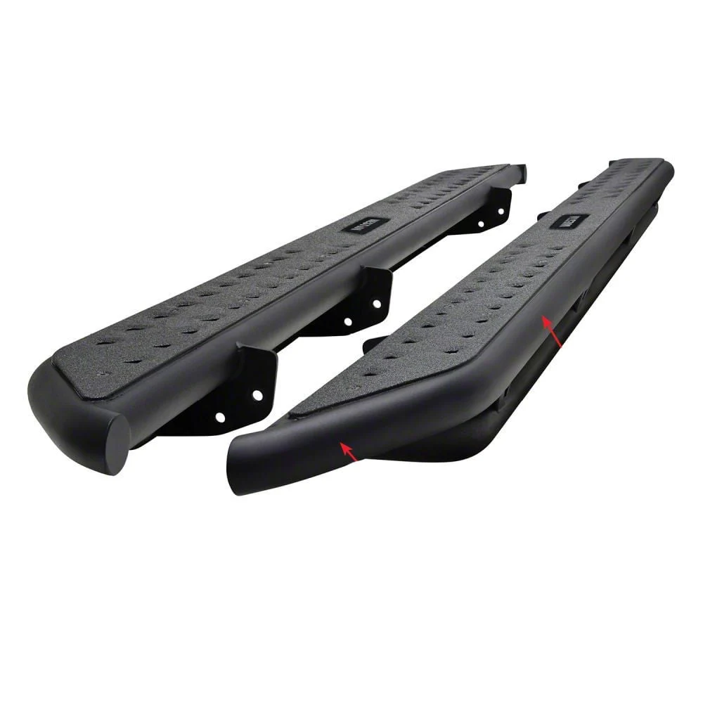 Westin Outlaw Nerf Side Step Bars; Textured Black (15-19 Silverado 3500 HD Crew Cab)