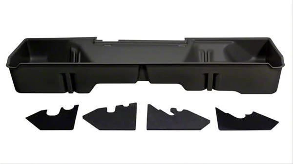 Underseat Storage; Dark Gray (07-14 Silverado 3500 HD Extended Cab)