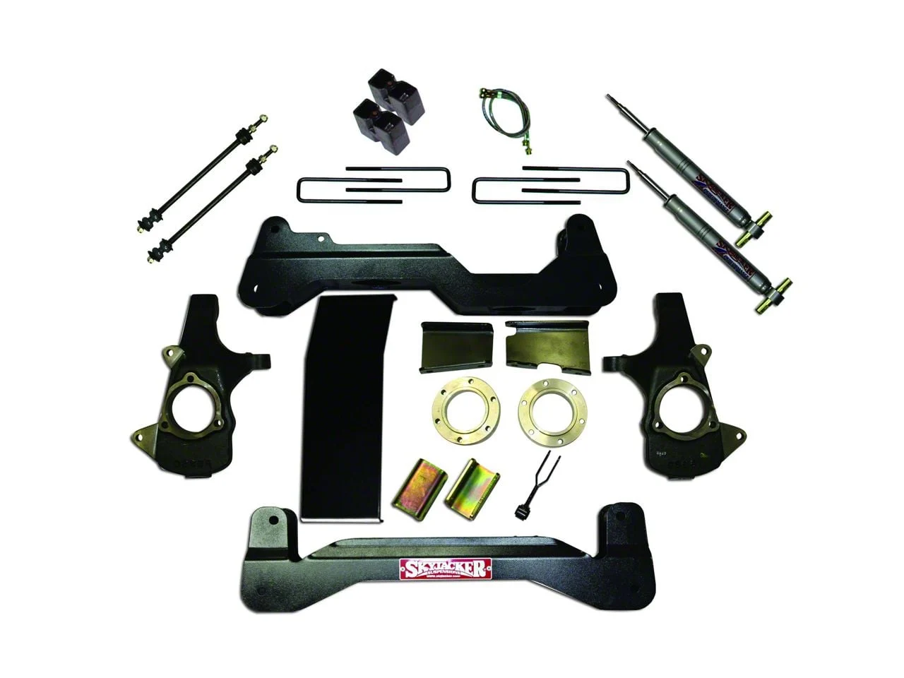 SkyJacker 6-Inch Standard Suspension Lift Kit with Shocks (07-13 4WD Silverado 1500)