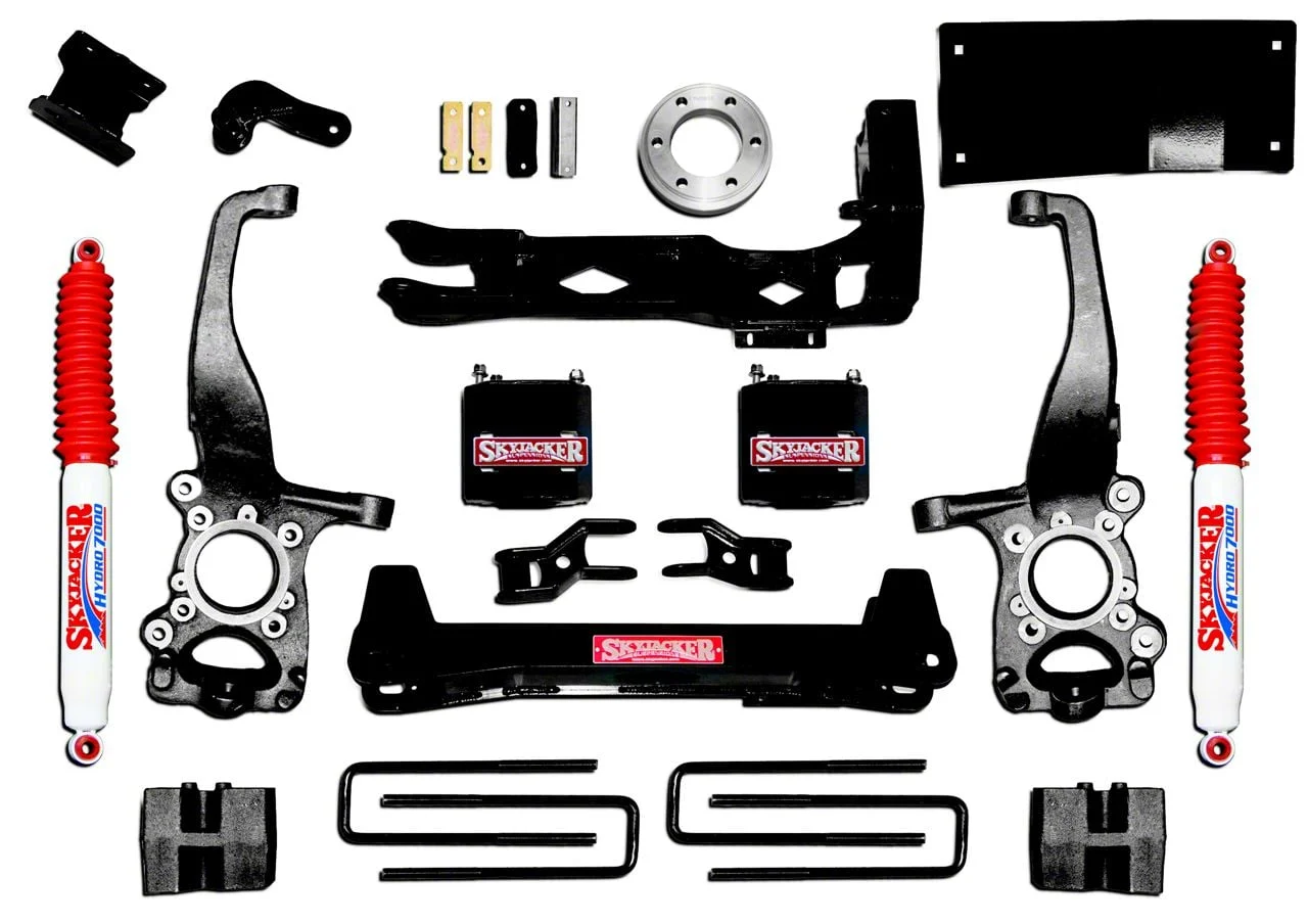SkyJacker 6-Inch Front Spacer Suspension Lift Kit with Hydro Shocks (15-20 4WD F-150 SuperCab, SuperCrew, Excluding Raptor)