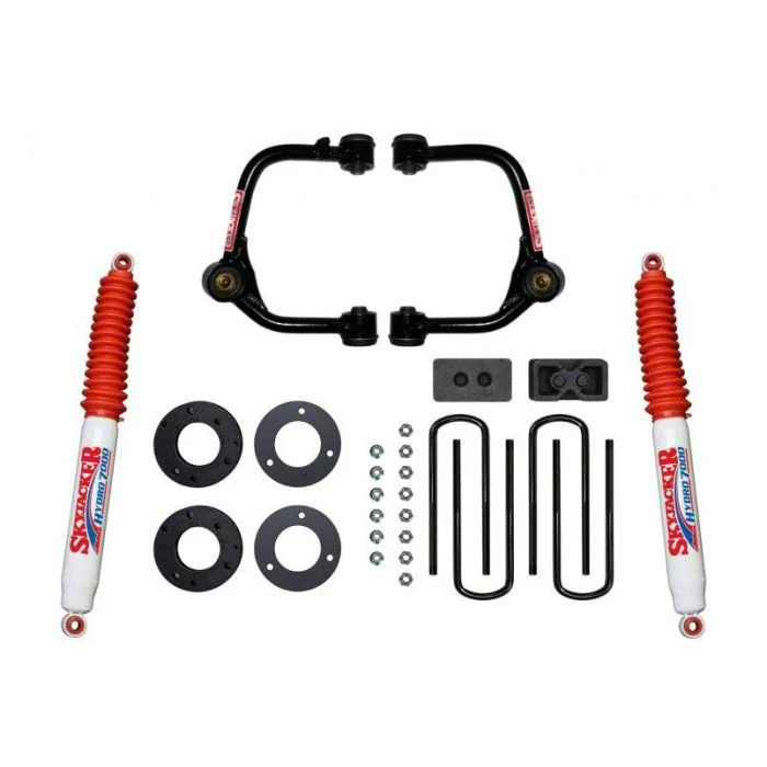 SkyJacker 3-Inch Upper A-Arm Suspension Lift Kit with Hydro Shocks (21-26 4WD F-150 SuperCab, SuperCrew, Excluding Raptor)