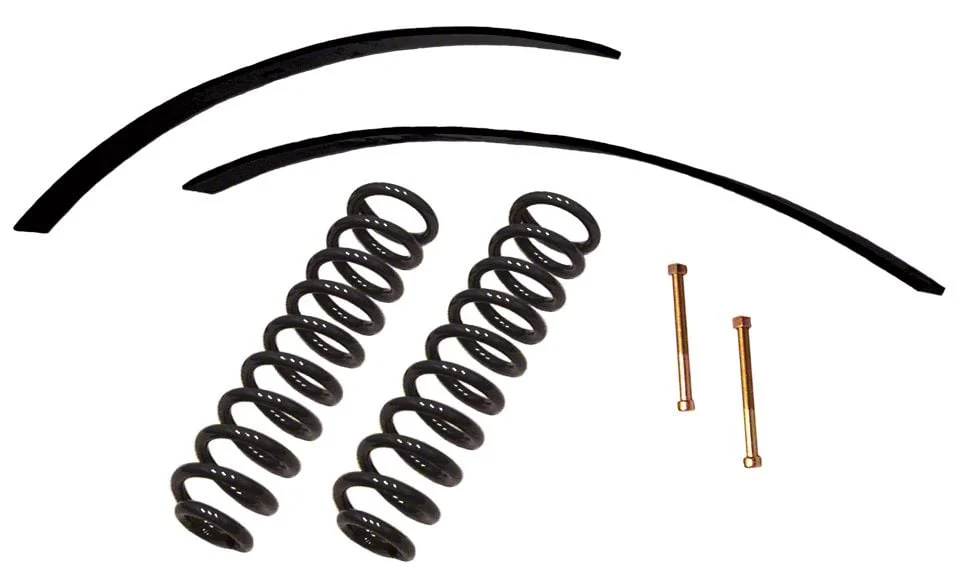 SkyJacker 2-Inch Suspension Lift Kit with Leaf Springs and Black MAX Shocks (11-16 4WD 6.7L Powerstroke F-350 Super Duty)