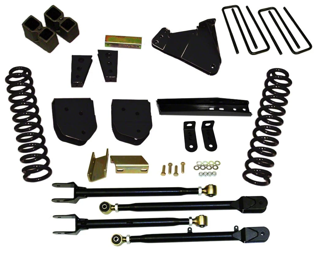 SkyJacker 4-Inch 4-Link Suspension Lift Kit with and M95 Performance Shocks (11-16 4WD 6.2L F-350 Super Duty)