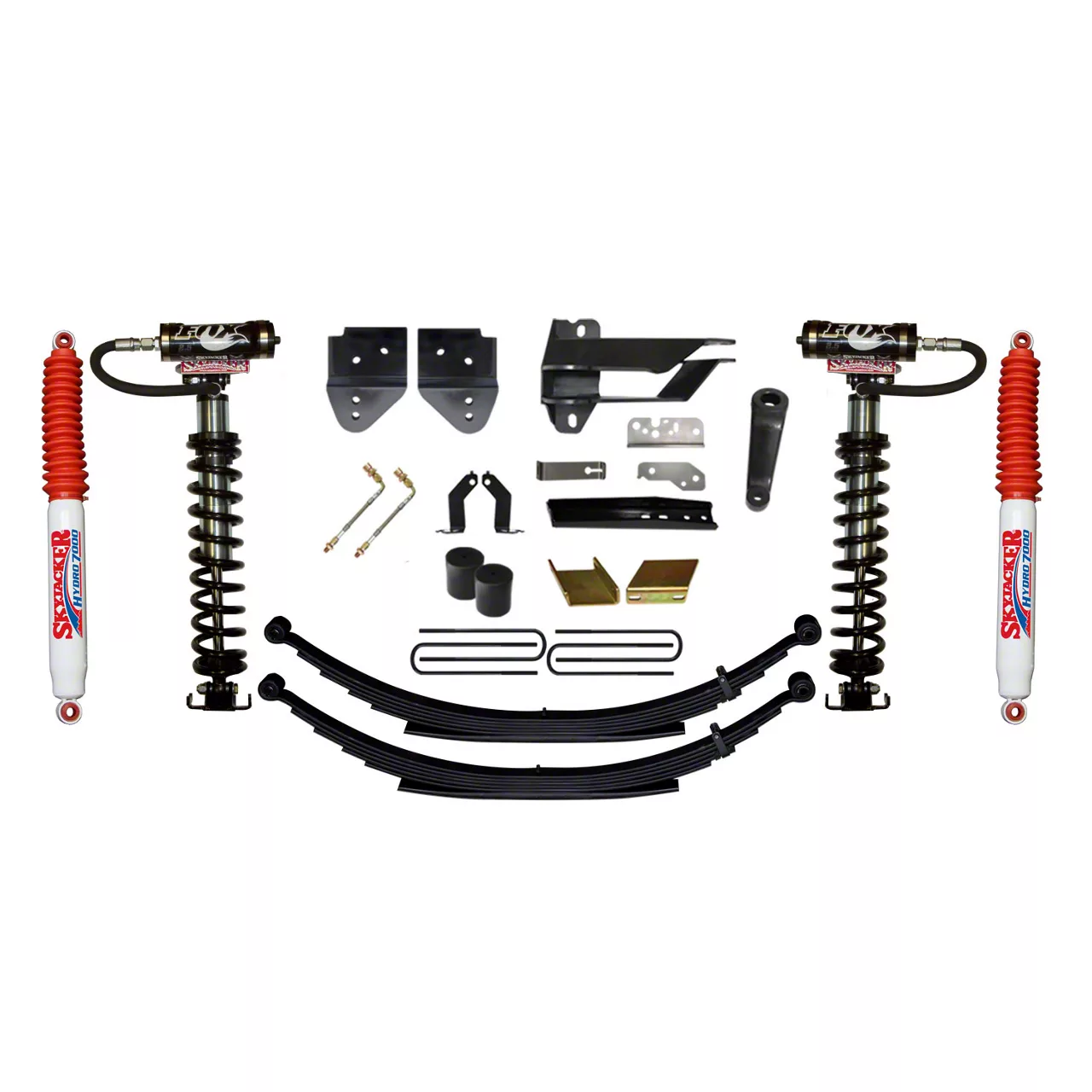 SkyJacker 6-Inch Coil-Over Kit with Rear Leaf Springs and Hydro Shocks (17-22 4WD F-350 Super Duty)