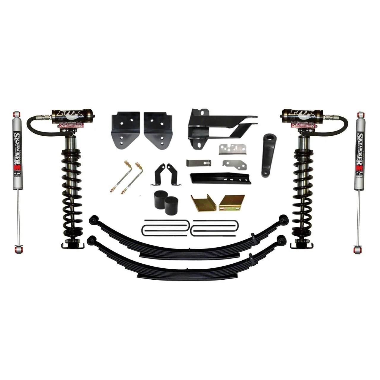 SkyJacker 6-Inch Coil-Over Kit with Rear Leaf Springs and M95 Performance Shocks (17-22 4WD F-350 Super Duty)