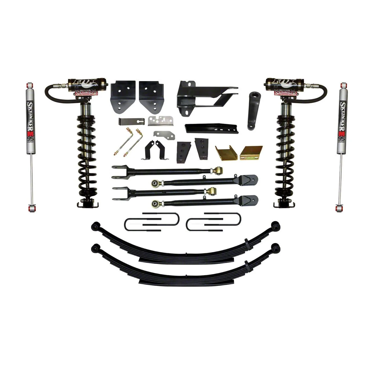 SkyJacker 8.50-Inch Coil-Over Kit with 4-Link Conversion, Leaf Springs and M95 Performance Shocks (17-22 4WD F-350 Super Duty)