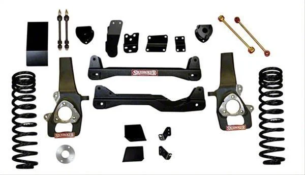 SkyJacker 4-Inch Standard Suspension Lift Kit (12-18 4WD RAM 1500 w/o Air Ride)
