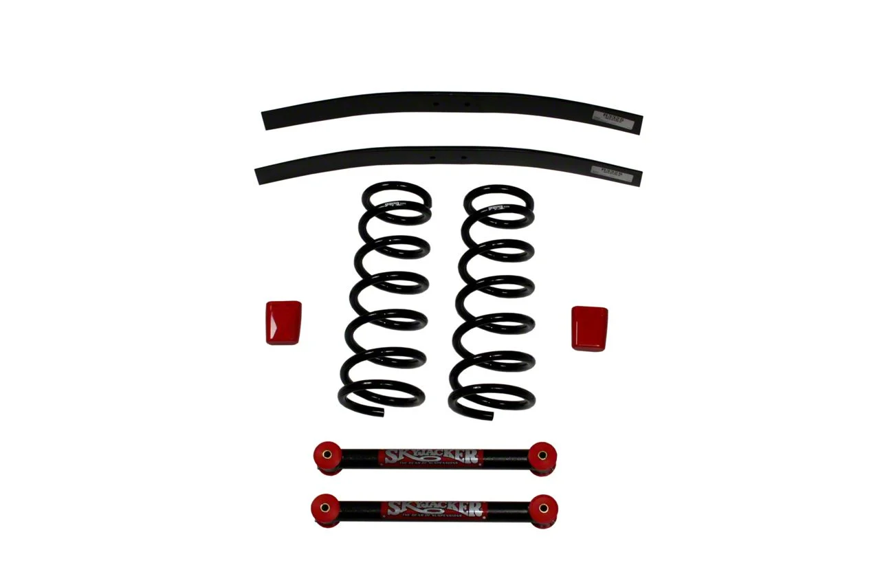 SkyJacker 3.50 to 4-Inch Suspension Lift Kit with Black MAX Shocks (03-13 4WD RAM 2500)