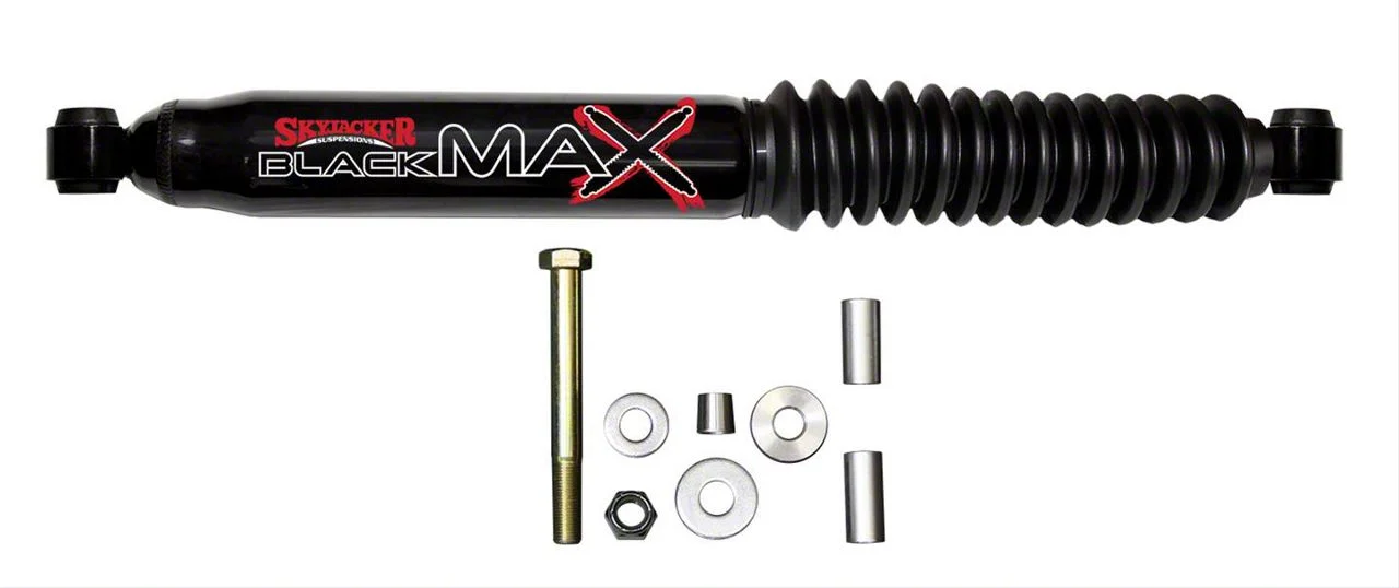 SkyJacker Black MAX HD OEM Replacement Steering Stabilizer (03-13 4WD RAM 2500)