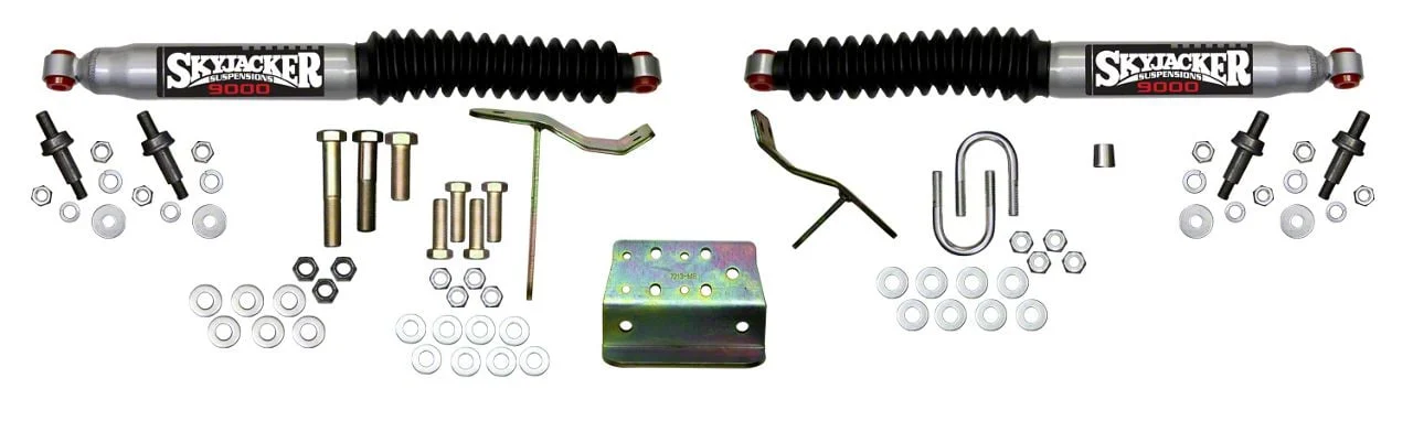 SkyJacker Silver 9000 Dual Steering Stabilizer Kit (03-09 4WD RAM 2500)