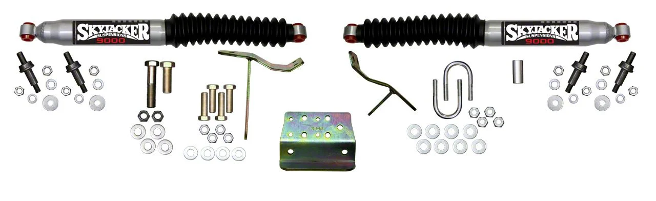 SkyJacker Silver 9000 Dual Steering Stabilizer Kit (10-13 4WD RAM 2500)