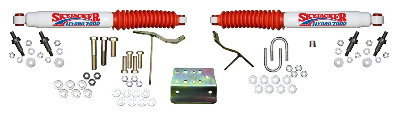 SkyJacker Hydro 7000 Dual Steering Stabilizer Kit (03-09 4WD RAM 3500)