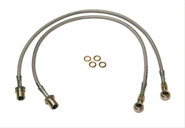 SkyJacker Front Stainless Steel Brake Lines for 5 to 7-Inch Lift (2007 4WD Silverado 1500)