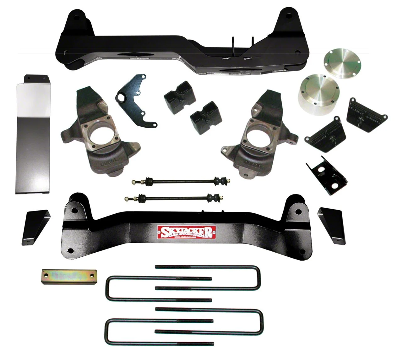SkyJacker 6-Inch Suspension Lift Kit with Hydro Shocks (07-10 4WD Silverado 3500 HD)