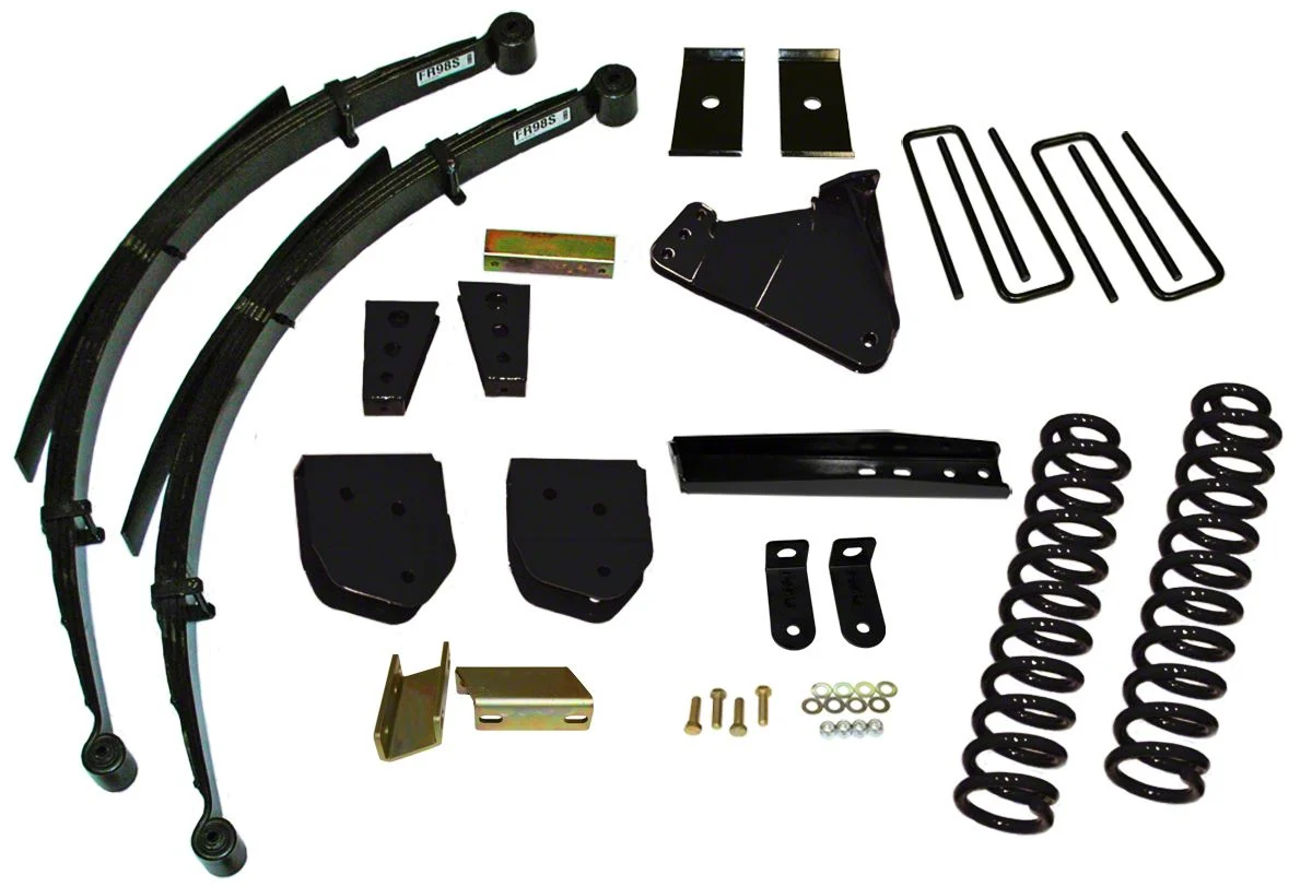 SkyJacker 4-Inch Suspension Lift Kit with Rear Leaf Springs and Nitro Shocks (11-16 4WD 6.2L F-250 Super Duty)