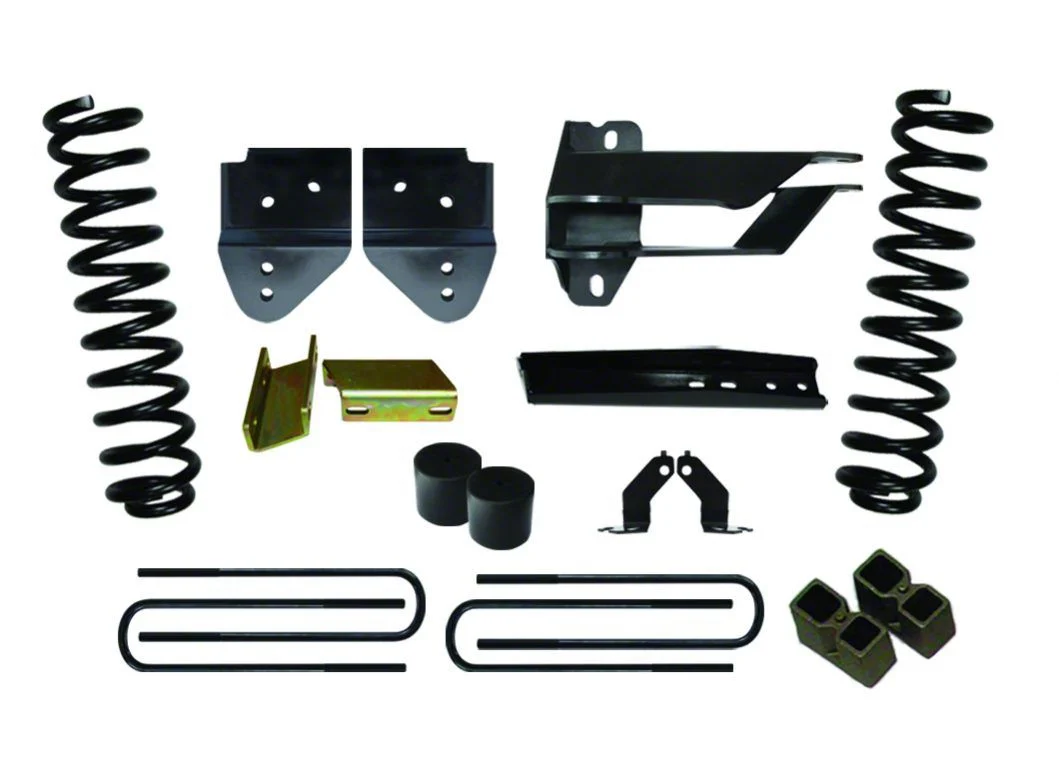 SkyJacker 4-Inch Suspension Lift Kit with Black MAX Shocks (17-22 4WD 6.7L Powerstroke F-250 Super Duty)