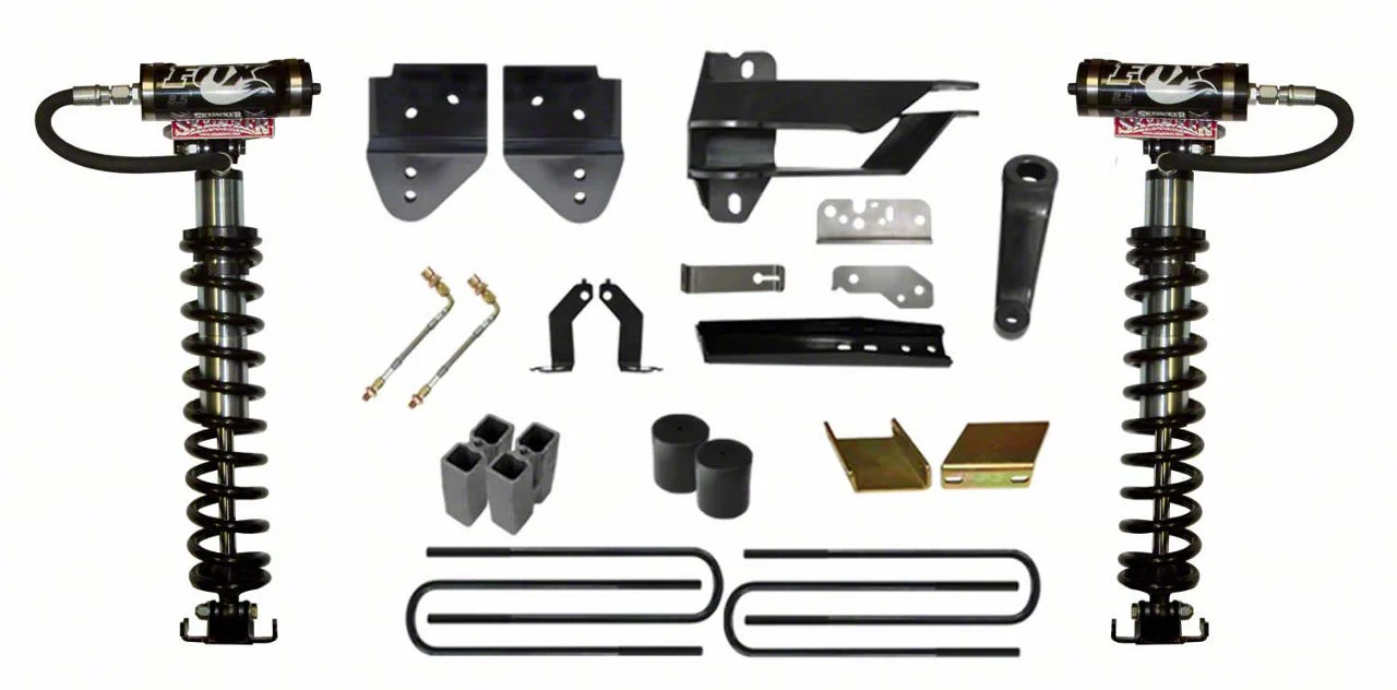 SkyJacker 6-Inch Coil-Over Kit with Rear Lift Blocks (17-22 4WD F-250 Super Duty)