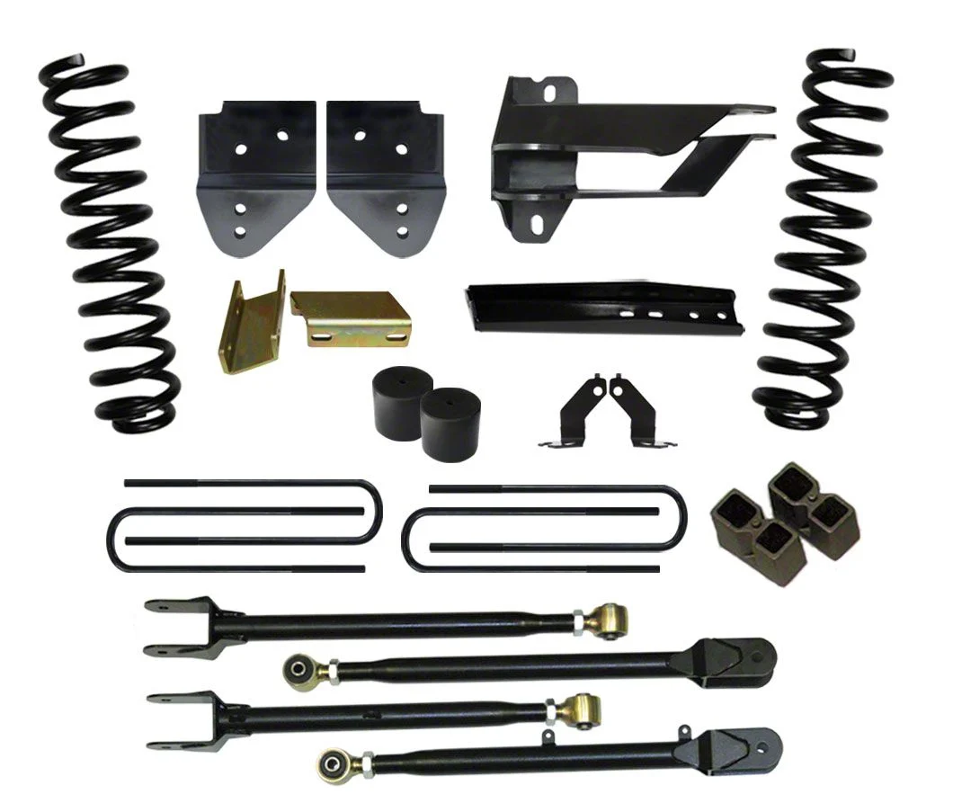 SkyJacker 6-Inch 4-Link Suspension Lift Kit with and Hydro Shocks (17-22 4WD 6.7L Powerstroke F-250 Super Duty)