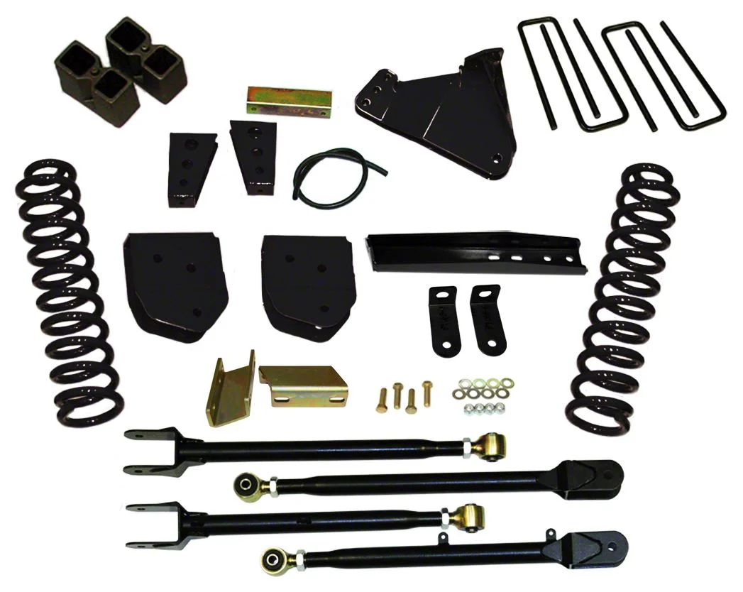 SkyJacker 6-Inch 4-Link Suspension Lift Kit with and M95 Performance Shocks (11-16 4WD 6.7L Powerstroke F-250 Super Duty)