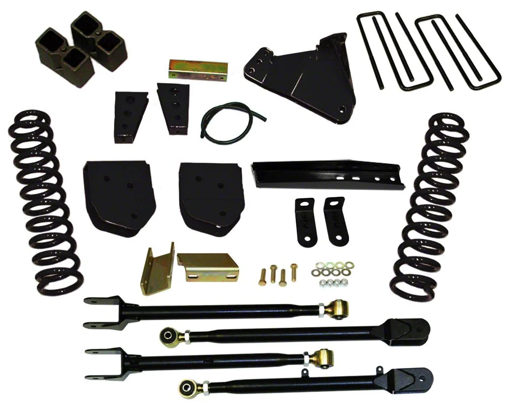 SkyJacker 6-Inch 4-Link Suspension Lift Kit with and Nitro Shocks (11-16 4WD 6.2L F-250 Super Duty)