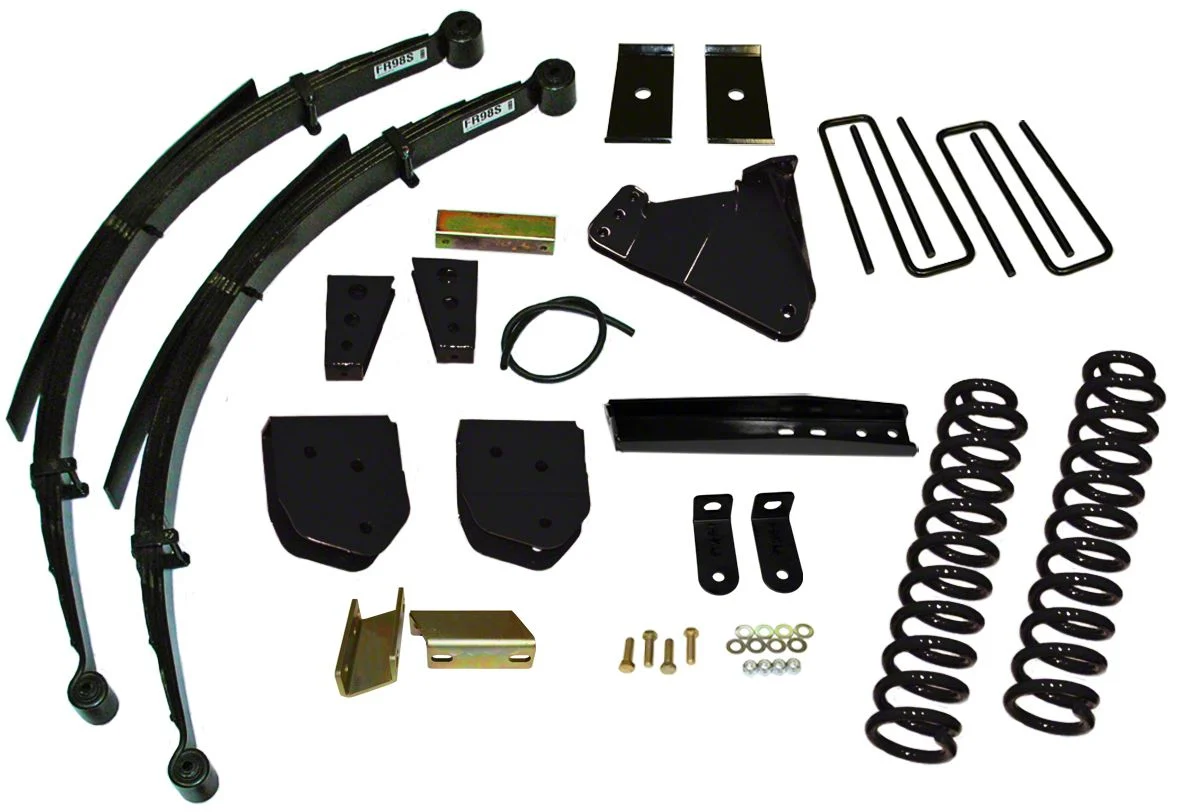 SkyJacker 6-Inch Suspension Lift Kit with Rear Leaf Springs and Nitro Shocks (11-16 4WD 6.7L Powerstroke F-250 Super Duty)