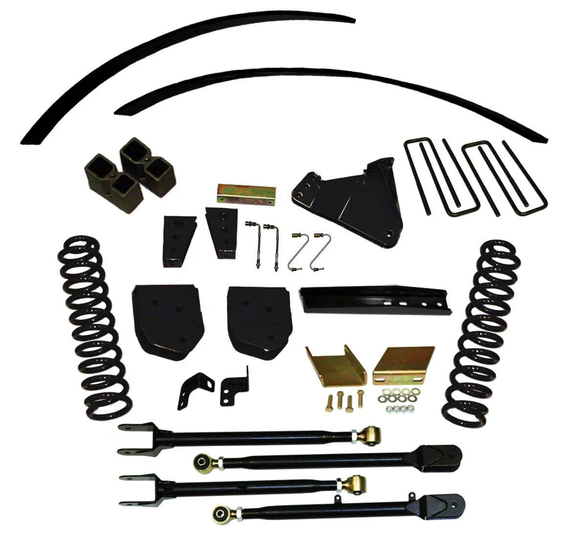 SkyJacker 8.50-Inch 4-Link Suspension Lift Kit with and Hydro Shocks (11-16 4WD 6.7L Powerstroke F-250 Super Duty)