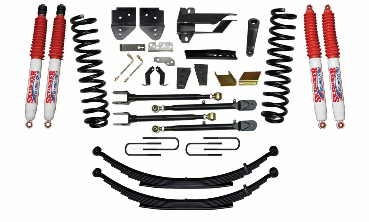SkyJacker 8.50-Inch 4-Link Suspension Lift Kit with and Hydro Shocks (17-22 4WD 6.7L Powerstroke F-250 Super Duty)