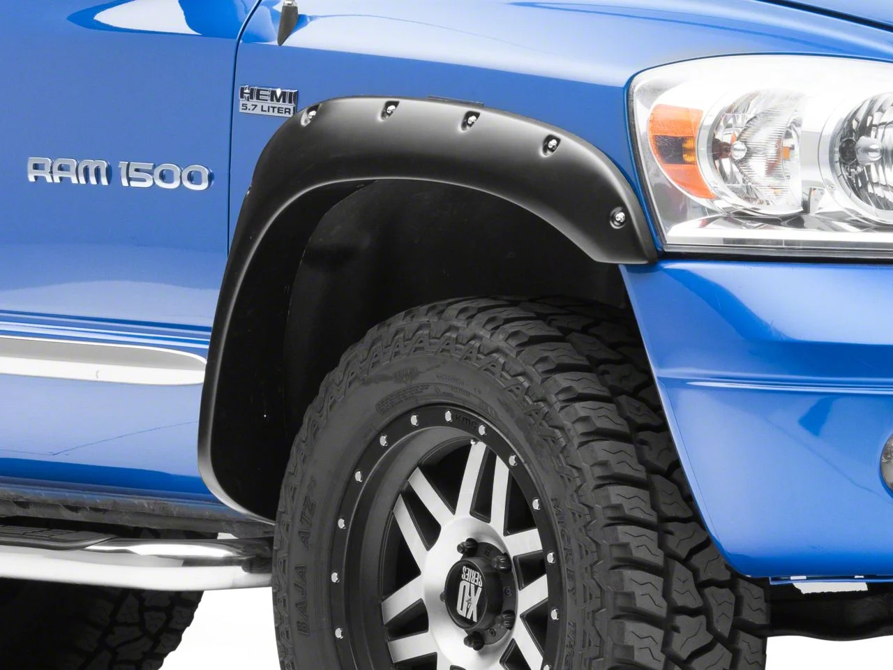 Smittybilt M1 Bolt-On Fender Flares; Black (02-08 RAM 1500)