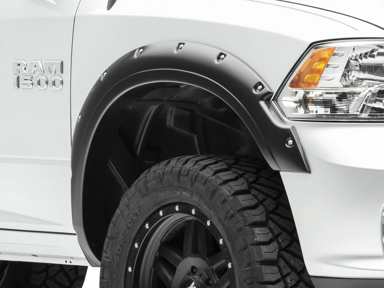 Smittybilt M1 Bolt-On Fender Flares; Black (09-18 RAM 1500)
