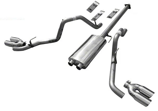 Mach 44 XV Dual Exhaust System; Side Exit (15-20 5.0L F-150)