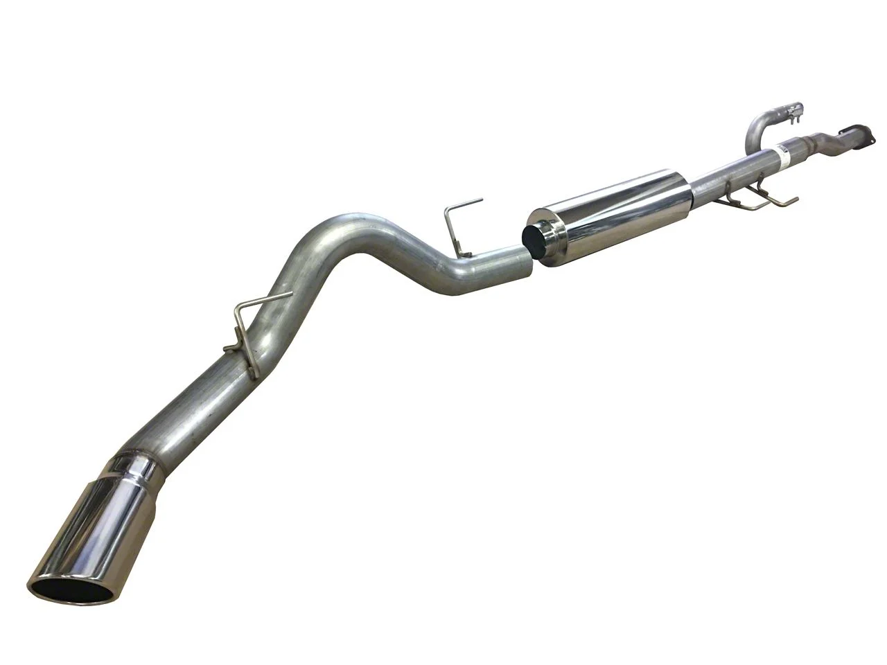 MR400 Single Exhaust System with Mach-46 Muffler; Side Exit (11-14 3.5L EcoBoost F-150)