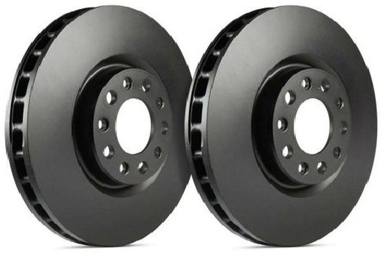 SP Performance Premium 6-Lug Rotors with Black ZRC Coating; Rear Pair (04-11 F-150)