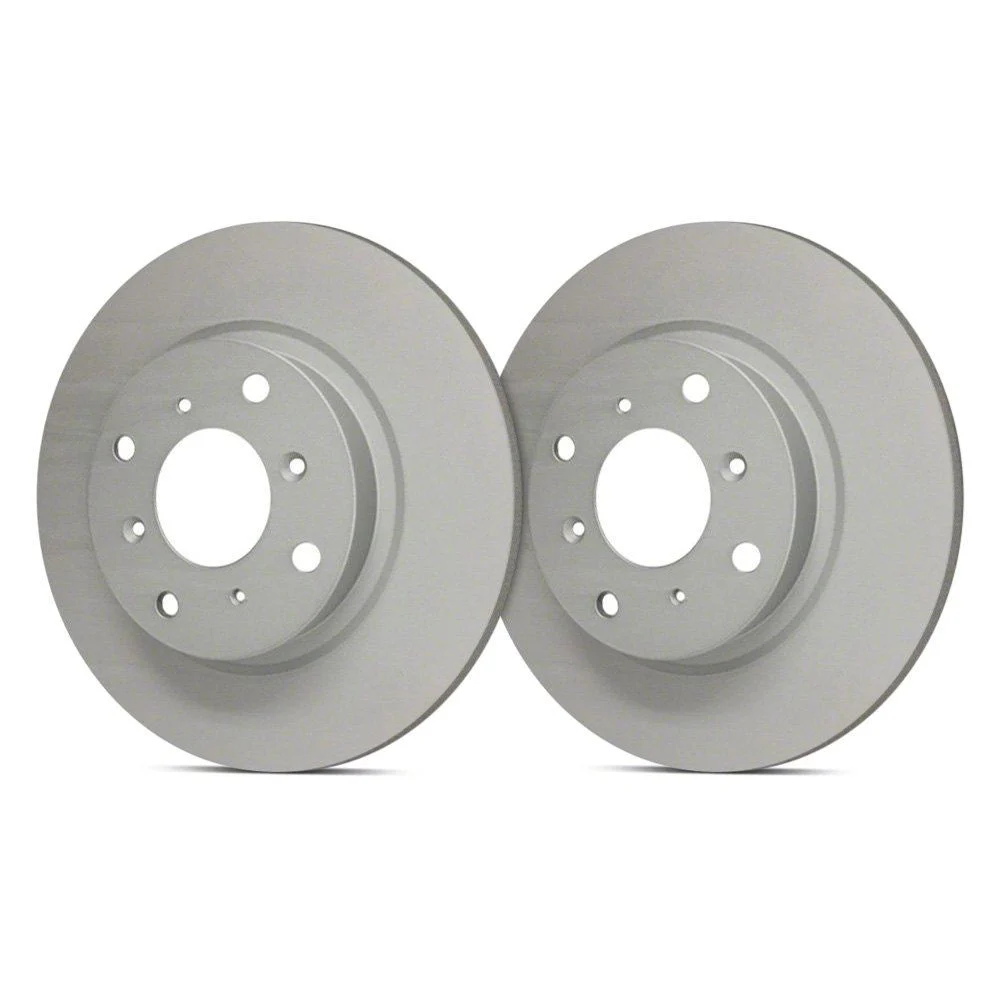 SP Performance Premium 8-Lug Rotors with Silver ZRC Coating; Rear Pair (05-12 F-250 Super Duty)