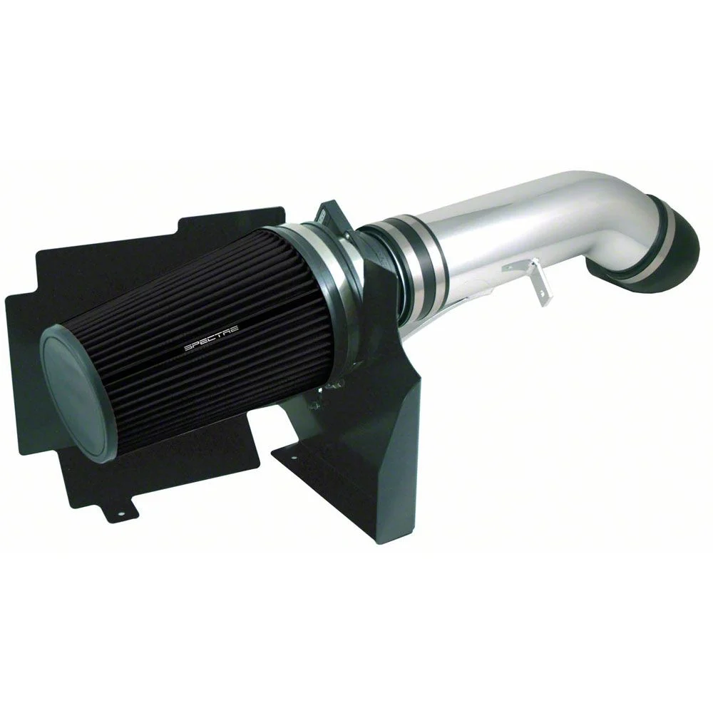 Spectre Performance Cold Air Intake with Black Filter; Polished (04-06 6.0L Silverado 1500)