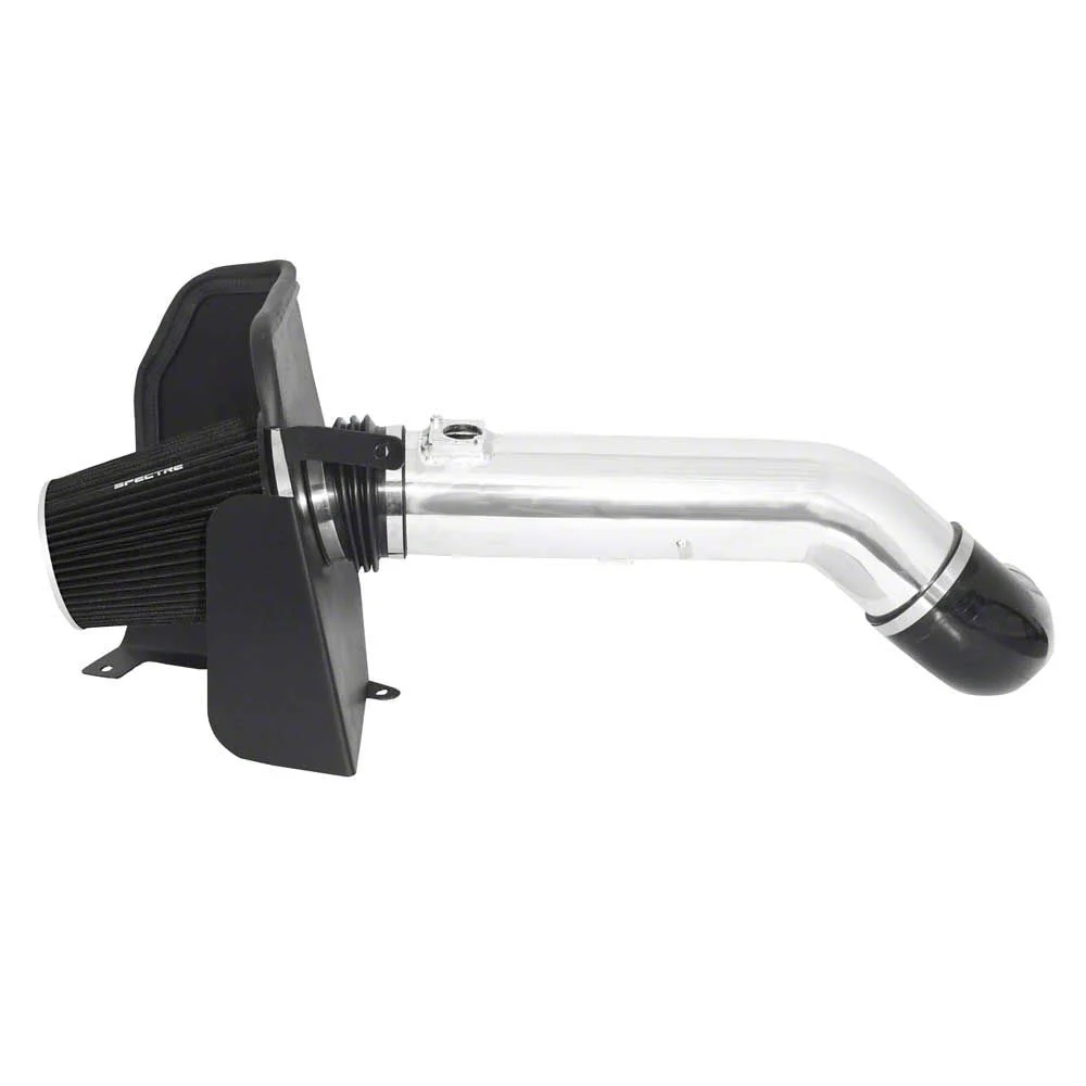 Spectre Performance Cold Air Intake with Black Filter; Polished (09-13 4.8L Sierra 1500)
