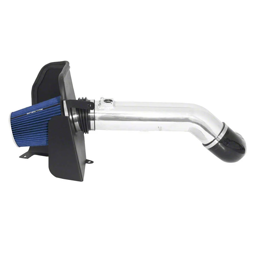 Spectre Performance Cold Air Intake with Blue Filter; Polished (09-13 6.0L Sierra 1500)