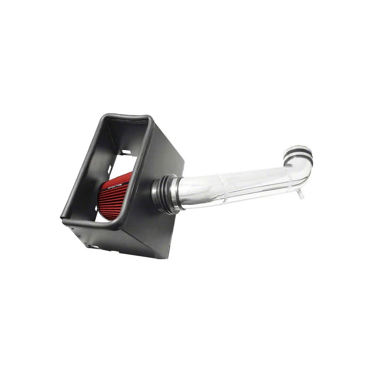 Spectre Performance Cold Air Intake with Red Filter; Polished (03-08 5.7L RAM 2500)
