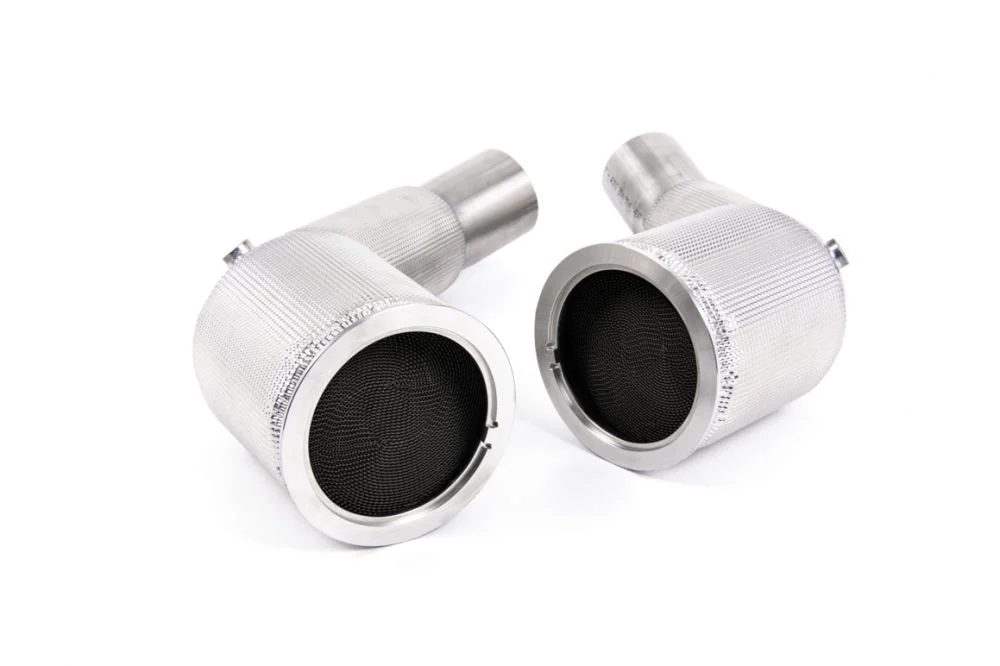 Milltek Large Bore Downpipes and Hi-Flow Sports Catalyst w/ GPF Bypass (For OE Cat-Back) Audi RS7 C8 2019+