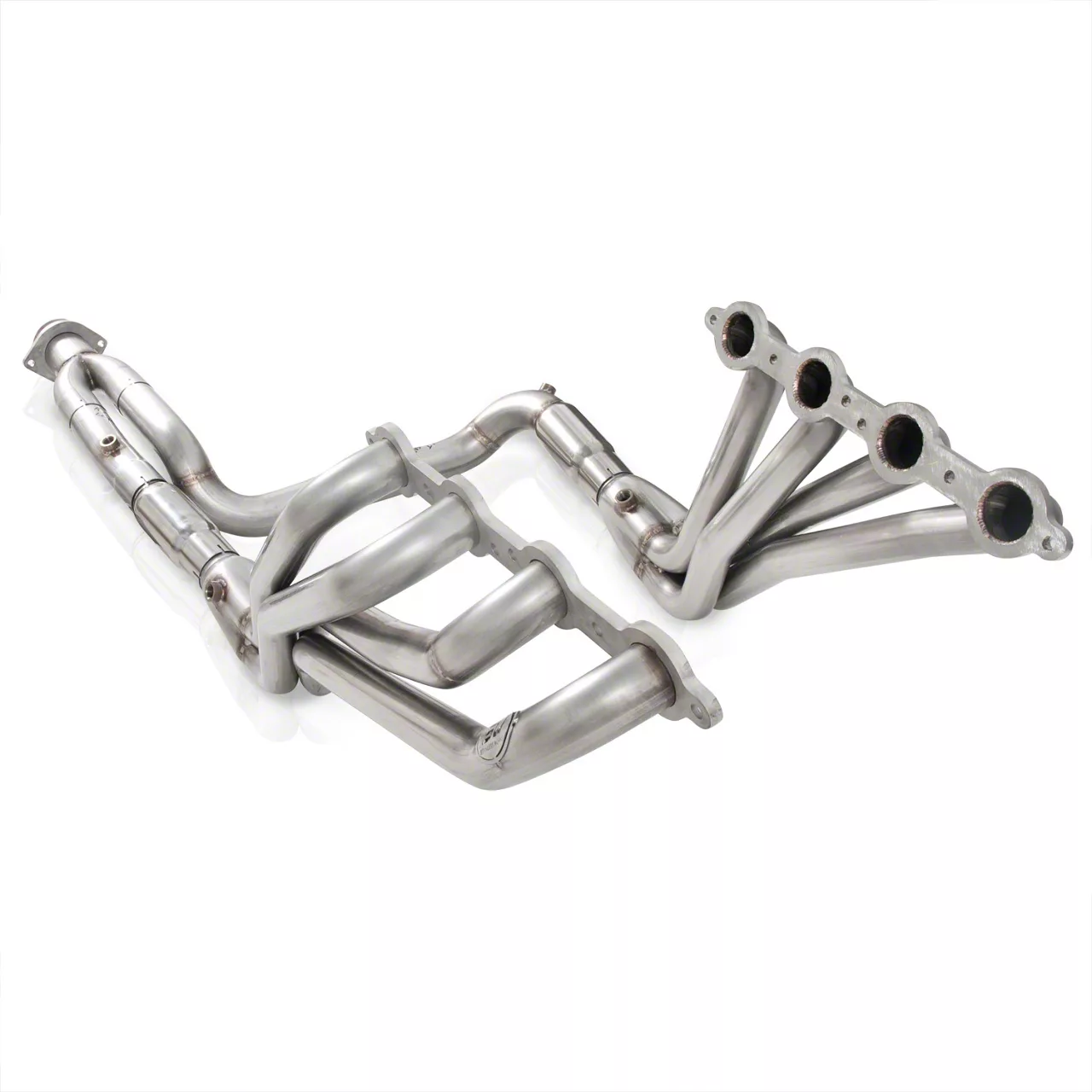 Stainless Works 1-3/4-Inch Headers with Catted Y-Pipe; Factory Connect (03-06 2WD 4.8L, 5.3L Silverado 1500)