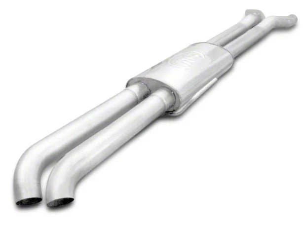 Stainless Works Dump Style Dual Exhaust System; Turn Down (17-20 F-150 Raptor)