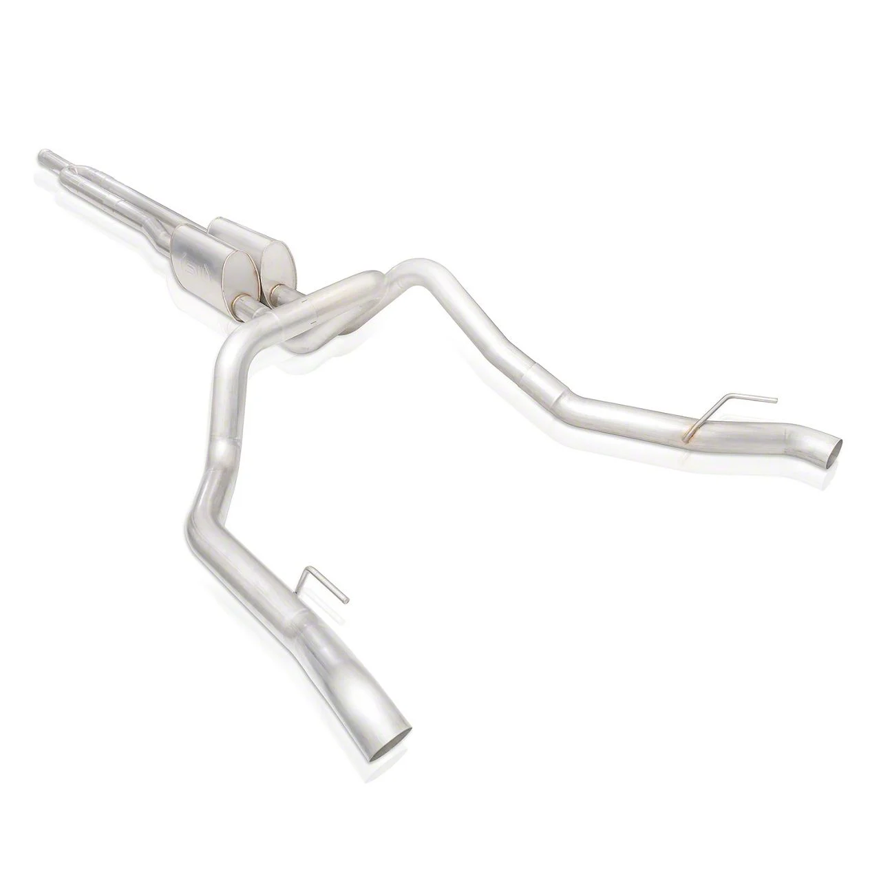 Stainless Works Legend Series Dual Exhaust System; Factory Connect; Rear Exit (19-26 5.3L Sierra 1500 w/ Factory Dual Exhaust)