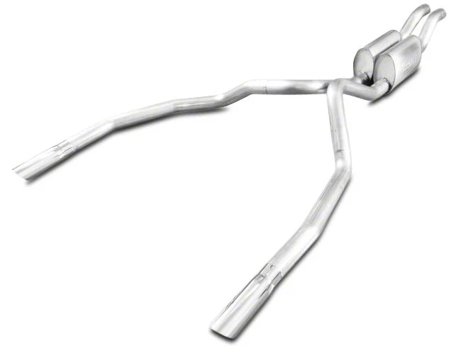 Stainless Works S-Tube Turbo Dual Exhaust System; Performance Connect; Rear Exit (10-14 6.2L F-150 Raptor)