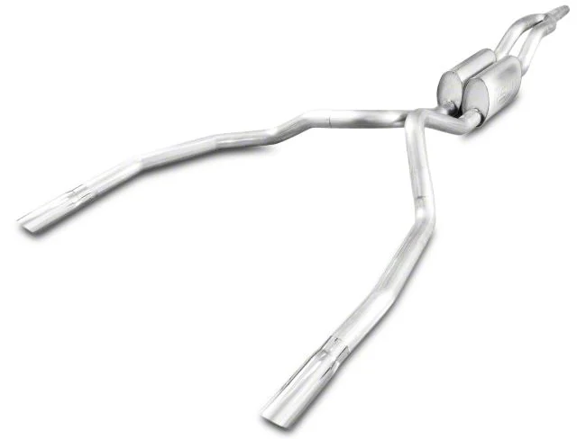 Stainless Works S-Tube Turbo Dual Exhaust System; Factory Connect; Rear Exit (2010 5.4L F-150 Raptor)