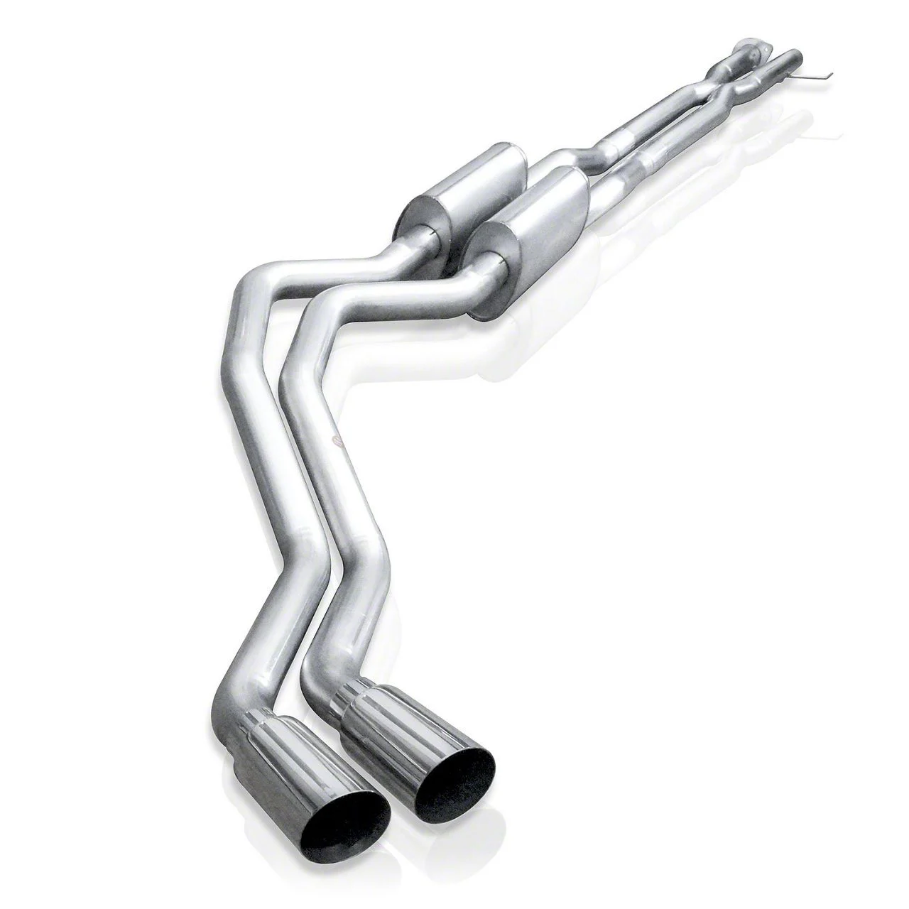 Stainless Works S-Tube Turbo Dual Exhaust System; Factory Connect; Same Side Exit (11-16 6.2L F-250 Super Duty)