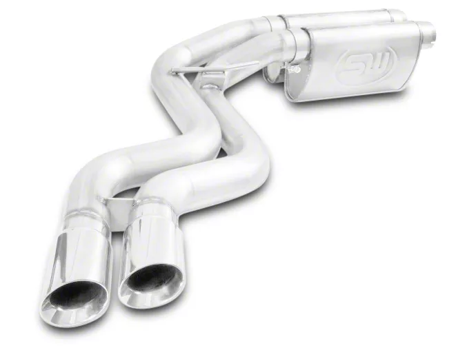 Stainless Works Lightning Style Dual Exhaust System; Performance Connect; Middle Side Exit (10-14 6.2L F-150 Raptor)