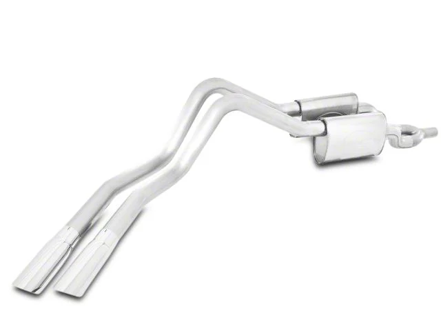 Stainless Works Turbo Chambered Dual Exhaust System; Factory Connect; Same Side Exit (2010 5.4L F-150 Raptor)
