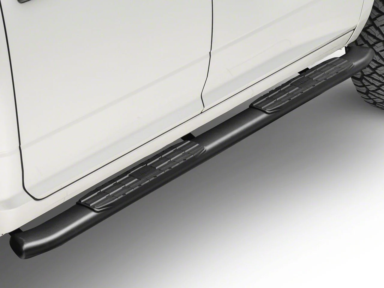 4-Inch Blackout Series Side Step Bars (09-18 RAM 1500 Quad Cab, Crew Cab)